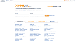 Desktop Screenshot of careerjet.co.in