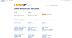 Desktop Screenshot of careerjet.com.qa