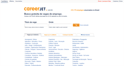 Desktop Screenshot of careerjet.com.br