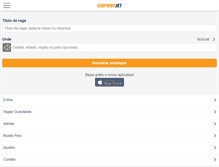 Tablet Screenshot of careerjet.com.br