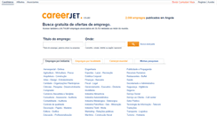 Desktop Screenshot of careerjet.co.ao