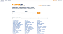 Desktop Screenshot of careerjet.sg