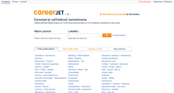 Desktop Screenshot of careerjet.sk