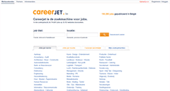 Desktop Screenshot of careerjet.be