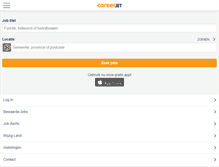 Tablet Screenshot of careerjet.be